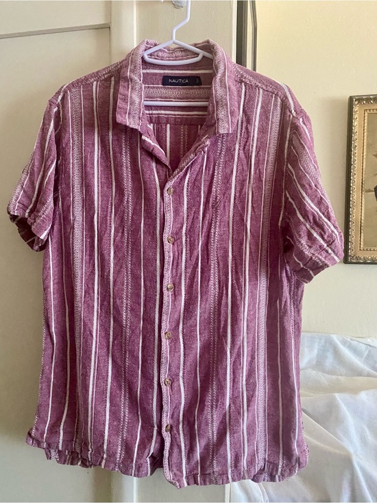 Nautica Other - Nautica Linen Blend Camp Shirt